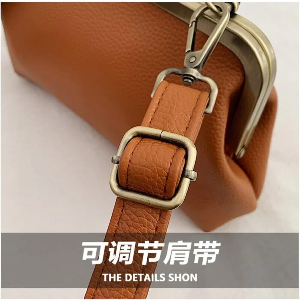 Leather Bag Women Vagen Leather Cross-Body Purse Evening Party